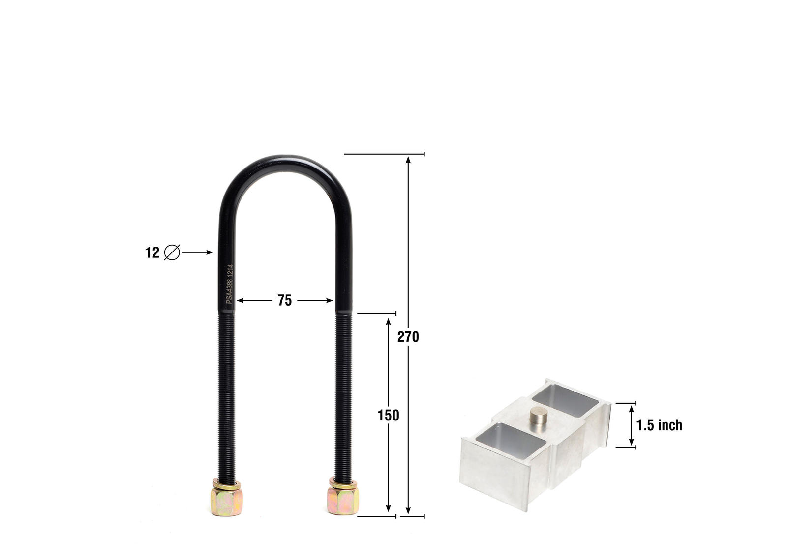 Rear Lowering Block - Kit 1.5