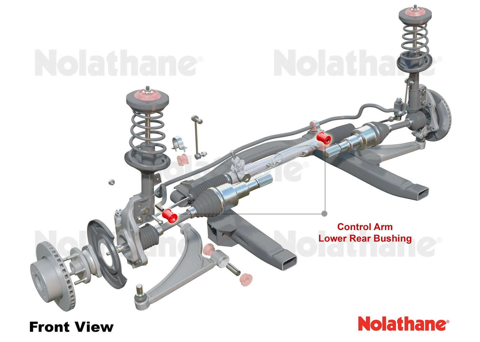Front Lower Control Arm - Inner Rear Bushing Kit to Suit Ford Focus LR