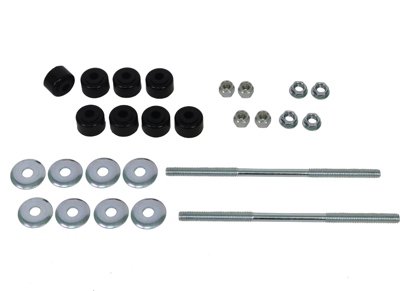 Universal Anti Roll Bar Link - Treaded Rod and Bushings style - 202mm With Bushings
