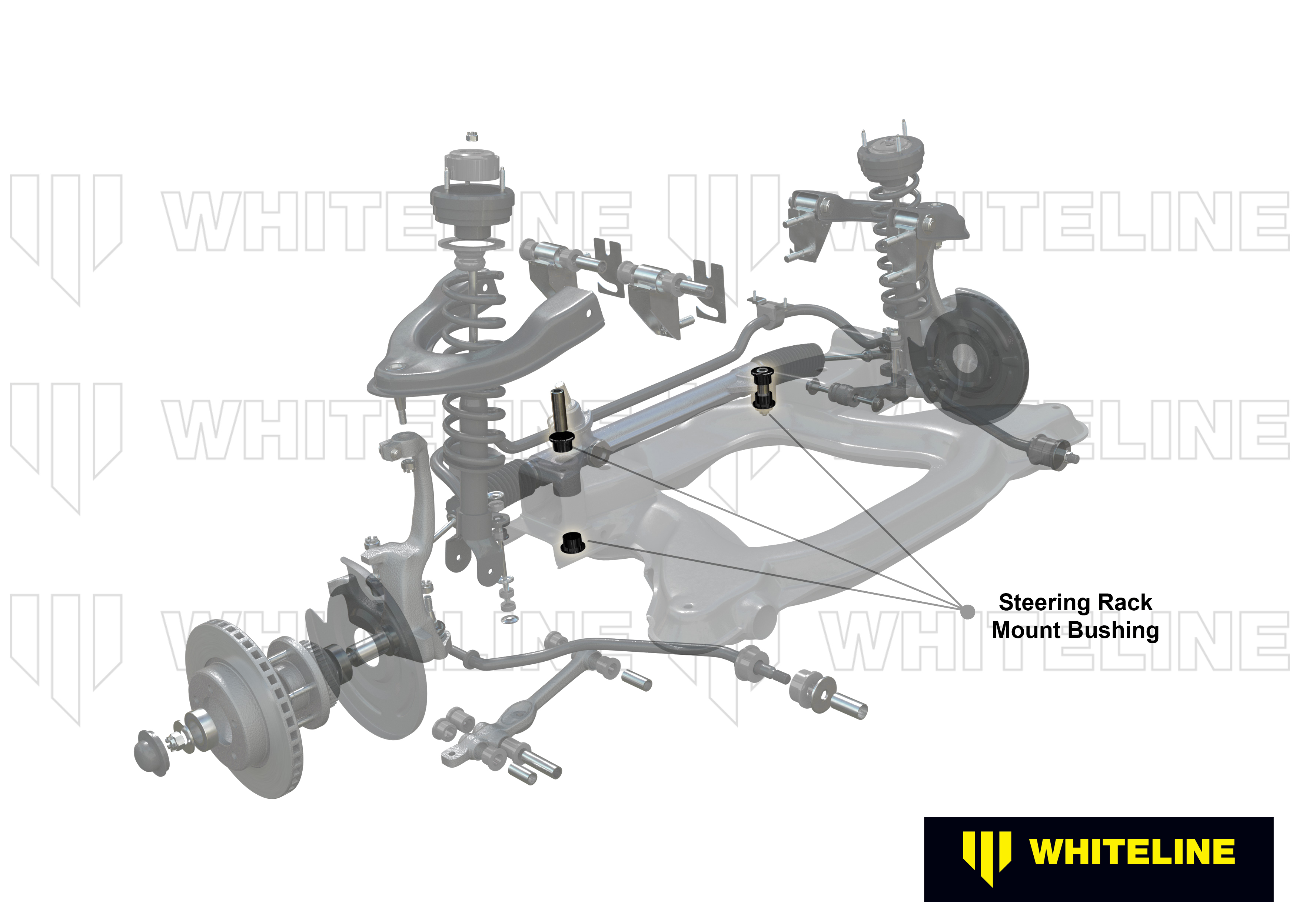 Front Steering Rack and Pinion - Mount Bushing Kit to Suit Ford Falcon/Fairlane EA-ED