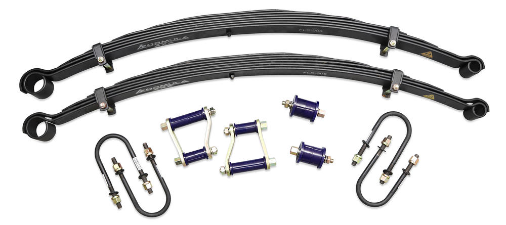 Formula 4x4 Rear Leaf Spring Kit - 45mm Lift at 0-200kg to suit Ford Ranger PX III
