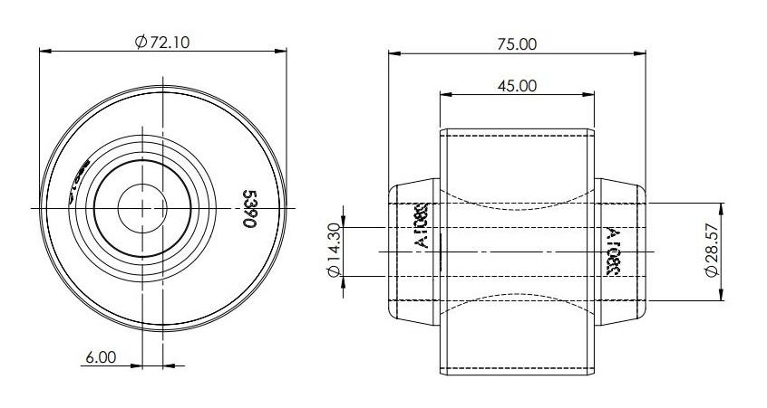 Front Control Arm Lower-Rear Double Offset Bush Kit to suit Nissan Elgrand E52, Murano Z51 & Maxima J32