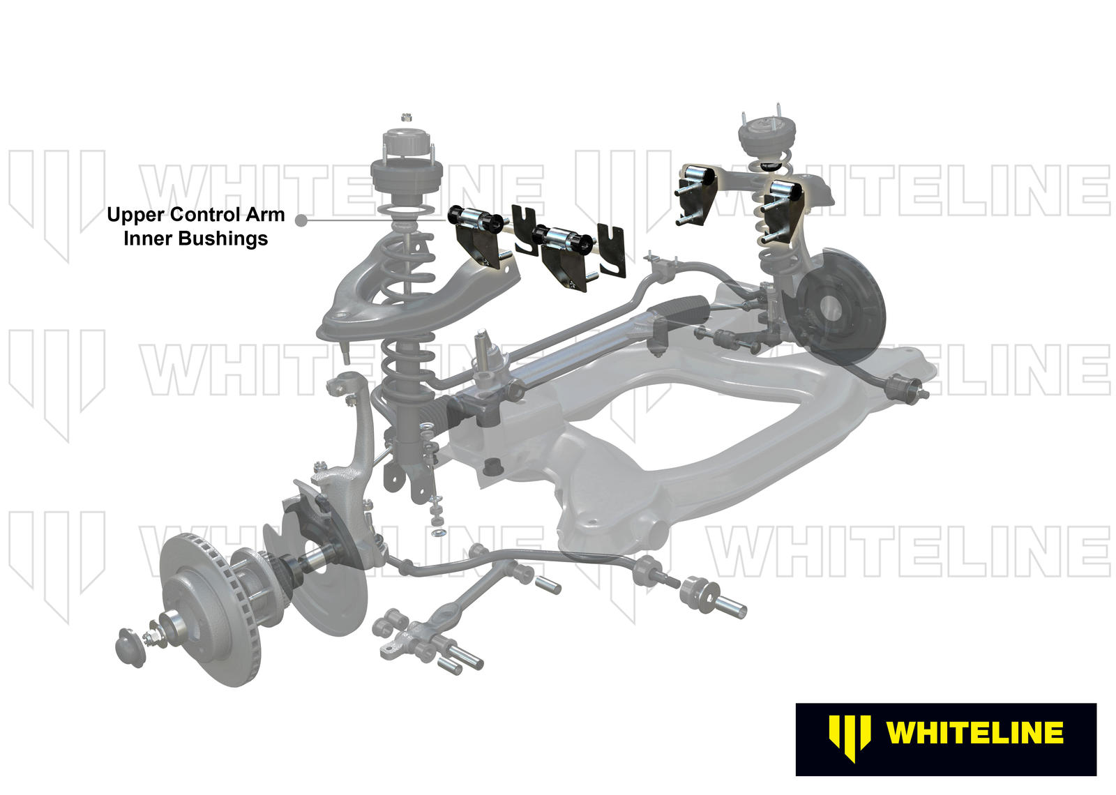 Front Upper Control Arm - Bushing Double Offset Camber Kit to Suit