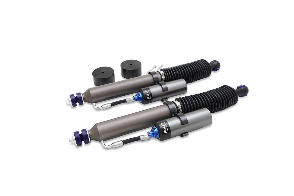 2 Inch 50mm Adjustable F4R Formula 4x4 Rear Shock Absorber Kit to suit Toyota LandCruiser 80 Series 1990-1997