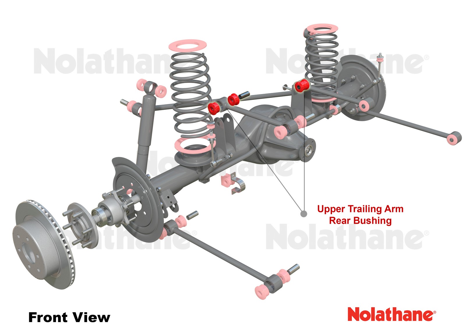 Front Trailing Arm Upper - Rear Bushing Kit to Suit Jeep Gladiator JT and Wrangler JL
