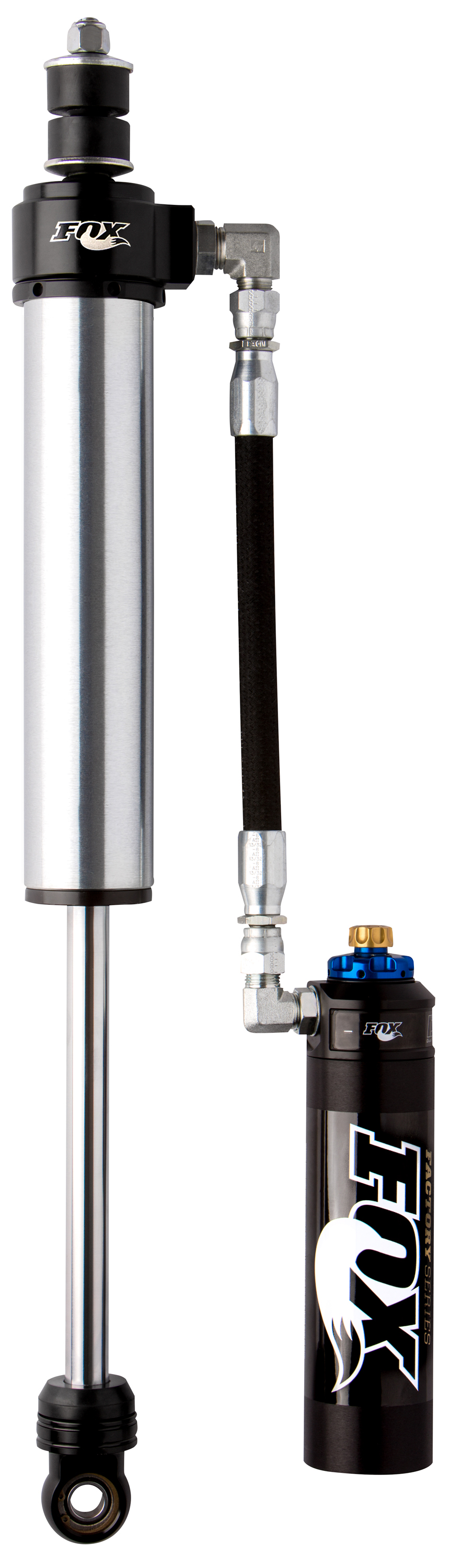 Fox Factory Race Series 2.5 Reservoir Front Shock (pair) - adjustable to suit Dodge 2500 4WD 2014-on (2.5 Series, R/R, 7.8