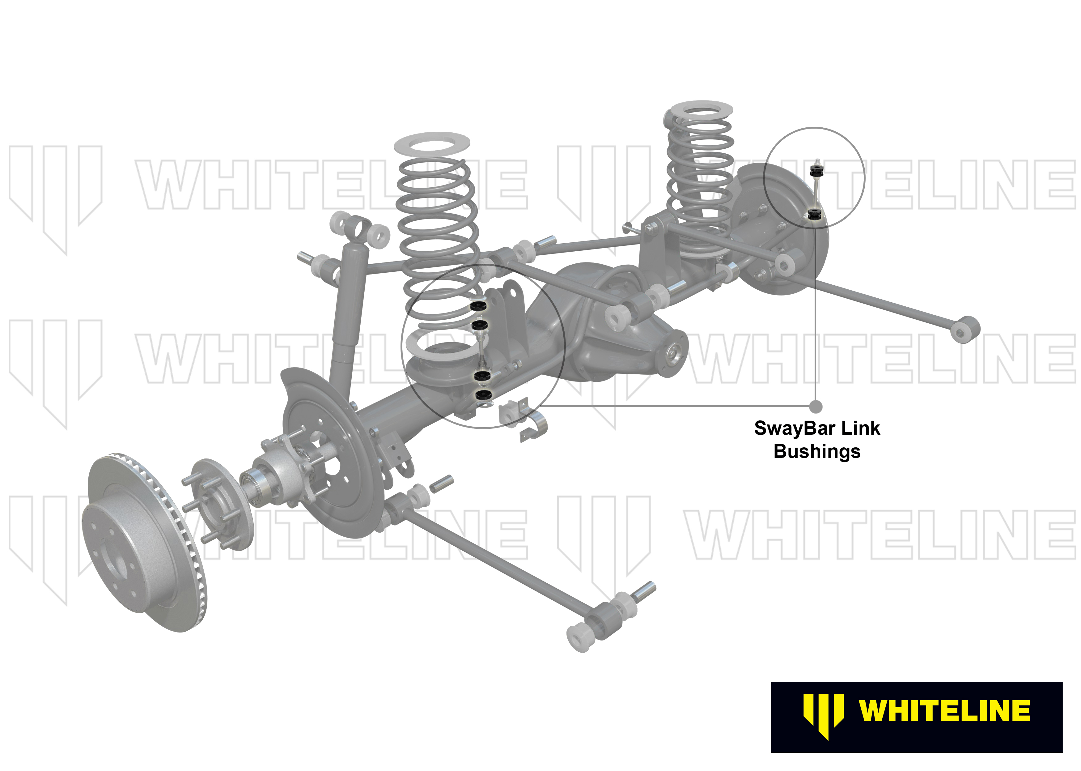 Front Anti Roll Bar Link - Bushing Kit to Suit Jeep Wrangler TJ