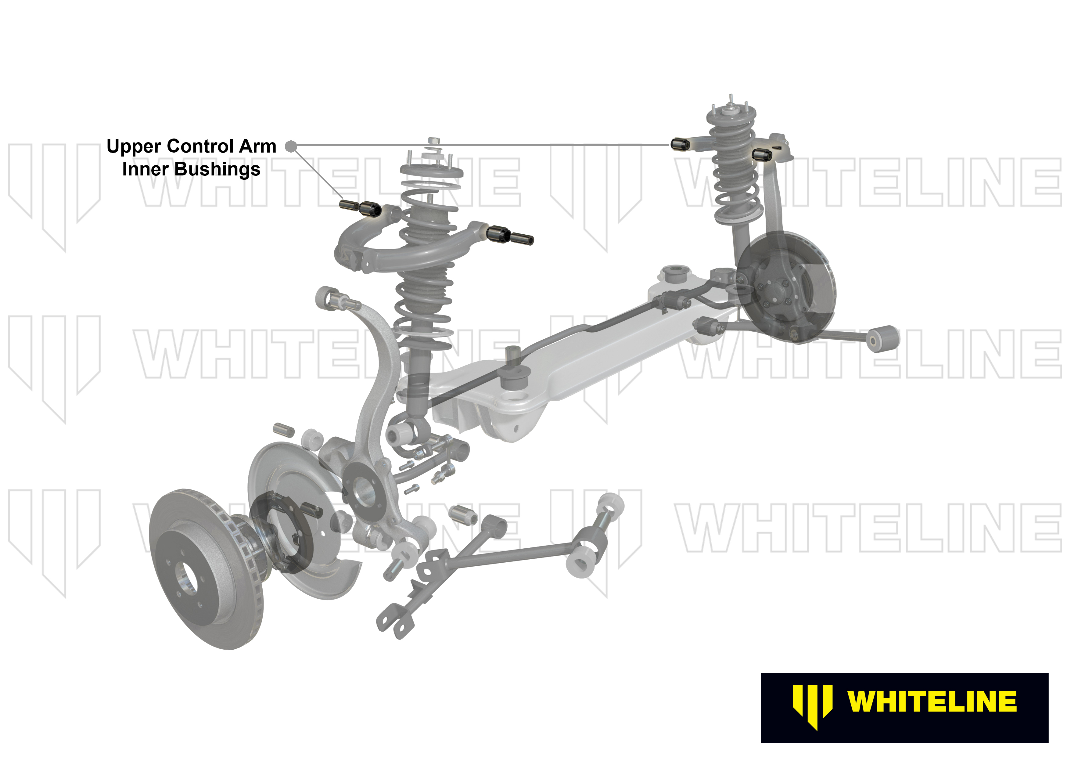 Control Arm Upper - Bushing Kit to Suit Honda Accord and Prelude