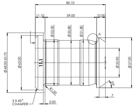 Front Control Arm Lower Inner Bush Kit to suit Toyota Hiace 300 Series 2019-on
