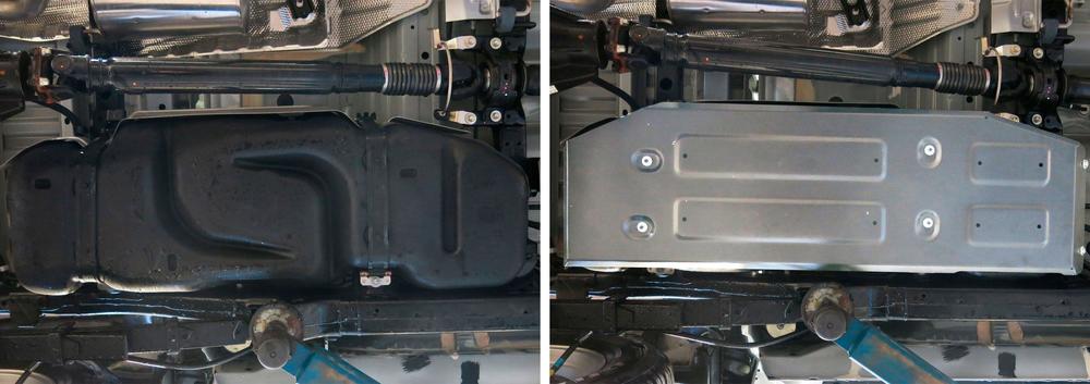 Rival Aluminium Fuel Tank Underbody Armour to suit Toyota Hilux 2015-on