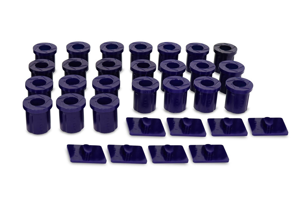 Front and Rear Leaf Spring - Bushing and Slipper Pad Kit to Suit Toyota LandCruiser 55 Series