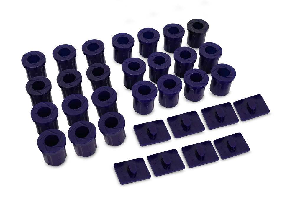 Front and Rear Leaf Spring - Bushing and Slipper Pad Kit to Suit Toyota LandCruiser 55 Series