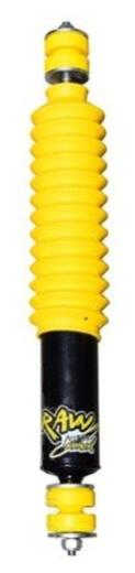 Front RAW 45mm Bore Nitrogen Gas Charged Shock Absorber to suit Toyota LandCruiser 71, 76, 78, 79 Series - 50mm