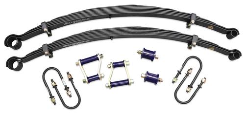 Formula 4x4 Leaf Spring Kit - approx. 50mm Lift 25kg & 0-100kg Rear to suit Toyota Hilux Petrol 1979 - 1996