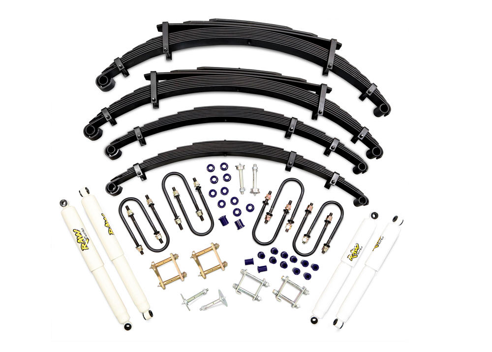 2 Inch 50mm RAW Lift Kit to suit Toyota LandCruiser 45/47 Series 1980-1986 (large spring eye)