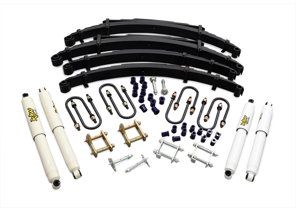 2 Inch 50mm RAW Lift Kit to suit Toyota LandCruiser 45/47 Series 1980-1986 (large spring eye)