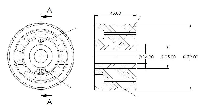 Rear Differential Pinion Bracket Mount Bush Kit to suit Ford Falcon BA, BF & FG, Fairlane BA, BF & Territory SX, SY & SZ