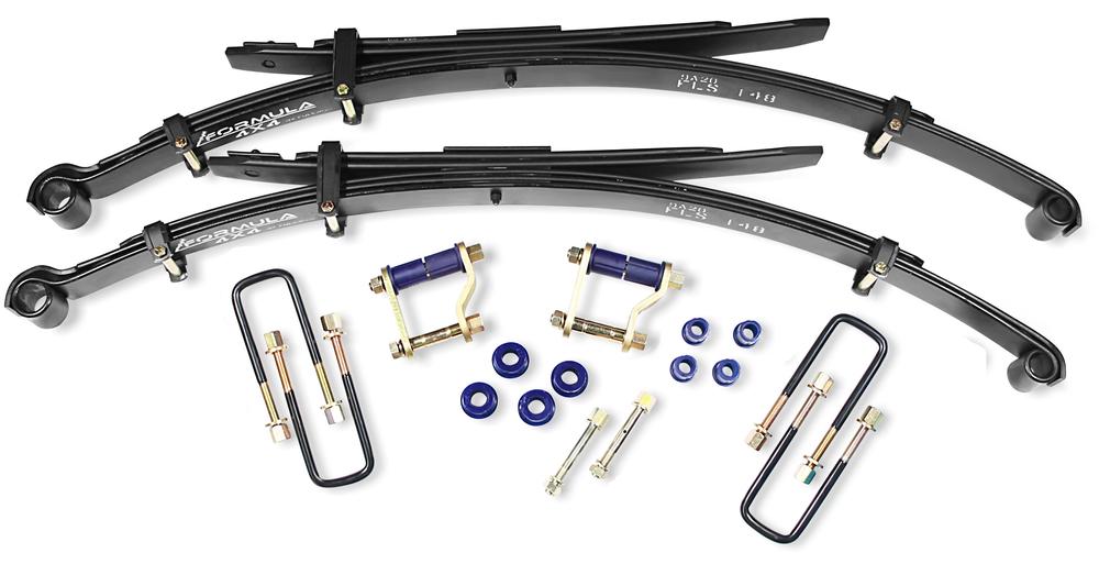 Formula 4x4 Leaf Spring Kit - approx. 45mm Lift at 200-400kg load to suit Isuzu D-Max TF/RG01 & Mazda BT-50 TFS/RG04 - 2020-on