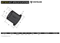 Go to Rear Leaf Spring - Front Eye Bushing Kit to Suit Toyota Corolla and Corona