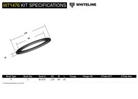 Go to Front Coil Spring Pad +10mm Ride Height to Suit Ford Falcon/Fairlane XK-XP, Mustang Classic and Holden HQ-WB