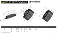 Go to Front Strut Mount - Bushing Kit to Suit Toyota FJ Cruiser, HiLux, Prado and Foton Tunland