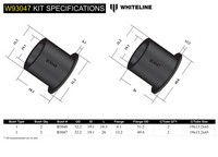 Go to Rear Differential Mount - Front Bushing Kit to Suit Nissan 180SX, 200SX, 300ZX and Skyline