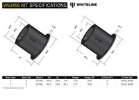 Go to Rear Beam Axle - Bushing Kit to Suit Daewoo Kalos and Holden Barina