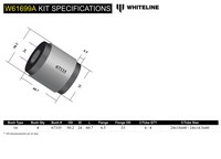 Go to Rear Trailing Arm Upper - Bushing Kit to Suit Toyota Land Cruiser 80, 105 and 100 Series