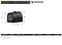 Go to Front Sway Bar Mount - Bushing Kit 22mm to Suit Mini Cooper R56