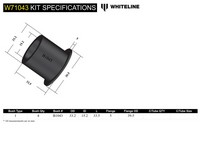 Go to Rear Leaf Spring - Rear Eye and Shackle Bushing Kit to Suit Nissan 720 CG and Urvan E20