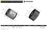 Go to Front Lower Control Arm - Inner Rear Bushing Kit to Suit Toyota Corolla AE101 and Holden Nova LG