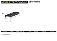 Go to Rear Leaf Spring - To Saddle Insulator Bushing Kit to Suit Holden FE-HG