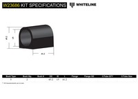 Go to Rear Sway Bar Mount - Bushing Kit 15mm to Suit Mazda CX-5, Mazda3 and Mazda6