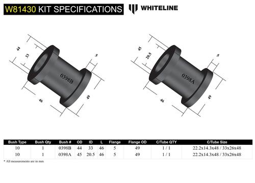 Go to Panhard Rod - Bushing Kit to Suit Nissan Navara D23, Patrol GQ, GU Y60, Y61