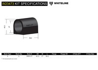 Go to Front Sway Bar Mount - Bushing Kit 27mm to Suit Nissan Nazara D22, Pathfinder R50 and Skyline R33, R34