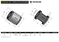 Go to Front Lower Control Arm - Inner Rear Bushing Kit to Suit BMW M3 E46 and Z4M E85, E86