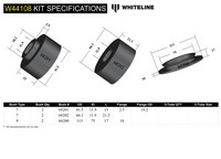 Go to Front Strut Mount - Bushing Kit to Suit Holden Colorado, Isuzu D-Max and LDV T60