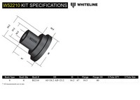 Go to Control Arm Upper - Bushing Kit to Suit Honda Accord and Prelude