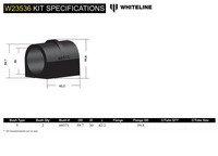 Go to Front Sway Bar Mount - Bushing Kit 30mm to Suit Ford Ranger, Everest and Mazda BT-50