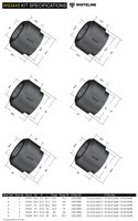 Go to Front and Rear Body Mount - Bushing Kit to Suit Ford Courier PE, PH and Mazda B Series UN