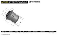 Go to Front Upper Control Arm - Bushing Kit to Suit Ford Courier PE-PG and Mazda B Series Brave UN