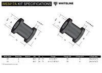 Go to Rear Control Arm Upper - Inner Bushing Kit to Suit Mitsubishi Pajero NM-NX
