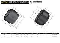 Go to Front Shock Absorber - Upper Bushing Kit to Suit Mitsubishi Pajero NM-NX
