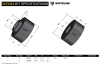Go to Front Shock Absorber - Upper Bushing Kit to Suit Holden Colorado, Trailblazer, Isuzu D-Max, MU-X, LDV T60 and Mazda BT-50