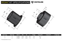 Go to Front Lower Control Arm - Inner Front Bushing Kit to Suit Toyota Corolla, Avalon and Holden Apollo