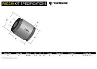 Go to Front Lower Control Arm - Bushing Kit to Suit Holden Rodeo RA and Isuzu D-Max TFR