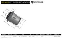 Go to Front Upper Control Arm - Inner Rear Bushing Kit to Suit Lexus IS and Toyota Crown