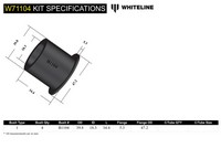 Go to Rear Leaf Spring - Bushing Kit to Suit Holden Rodeo KB and Isuzu Trooper UBS17, 56