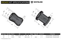 Go to Rear Panhard Rod - Bushing Kit to Suit Toyota Land Cruiser 70 Series KZJ, PZJ
