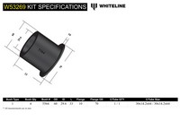 Go to Front Lower Inner Rear Bushing Single Offset Kit to Suit Volkswagen Amarok 2H and Transporter T5